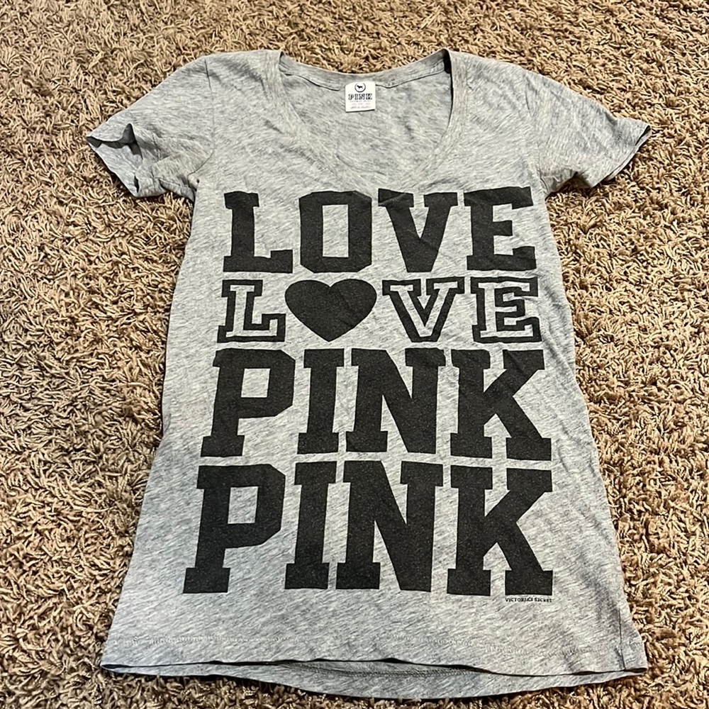 Victoria Secret Pink v-neck tee